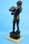 Large 20th Century Antimony Water Carrier Sculpture with Marble Base, Naples, Italy For Sale - Image 4 of 18