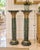 Stone Pair of Antique French Green Marble & Gilt Bronze Pedestals 44" For Sale - Image 7 of 7