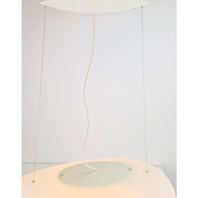 White Avion Pendant & Ceiling Rose by Iskos-Berlin for Lightyears, 2012 For Sale - Image 8 of 18