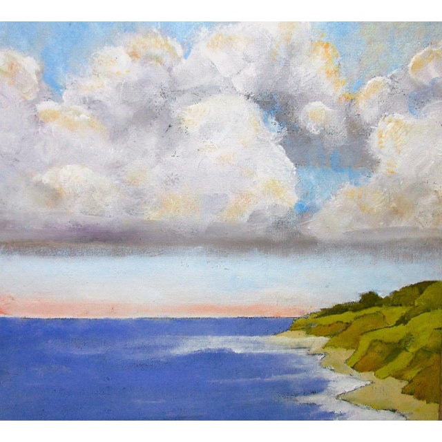Contemporary Ano Nuevo Beach Lynne French Pacific Coast Seascape Landscape O/C For Sale - Image 3 of 8