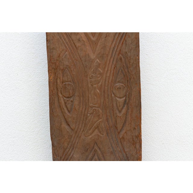 Rare Antique African Door W/Devotional Silhouette For Sale - Image 4 of 8