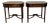 1970s Kittinger Buffalo Mahogany Octagonal End Tables, Pair For Sale