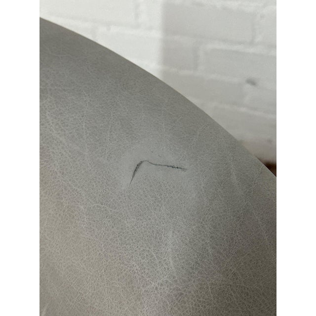 1990s Contemporary Arm Chair & Ottoman For Sale - Image 12 of 12