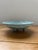 Blue Enameled Tripod Plate Dish, 1950s For Sale - Image 12 of 18