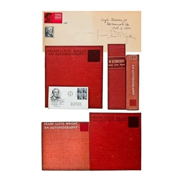 "Frank Lloyd Wright: An Autobiography" 1943 Wright, Frank Lloyd (Signed) For Sale In New York - Image 6 of 18