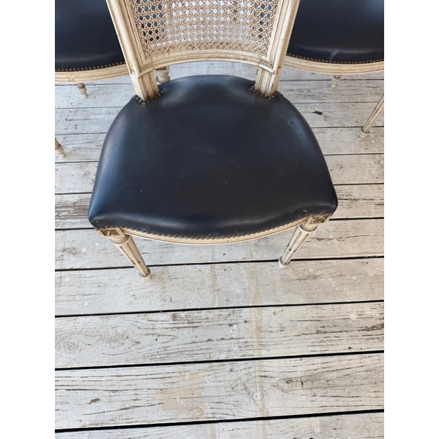 Fine 19th Century French Louis XVI Dining Chairs - Set of 6 For Sale - Image 12 of 12