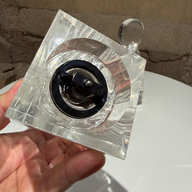 Grainware Lucite Salt & Pepper Grinders Wayne Husted Mid-Century Modern For Sale - Image 9 of 12