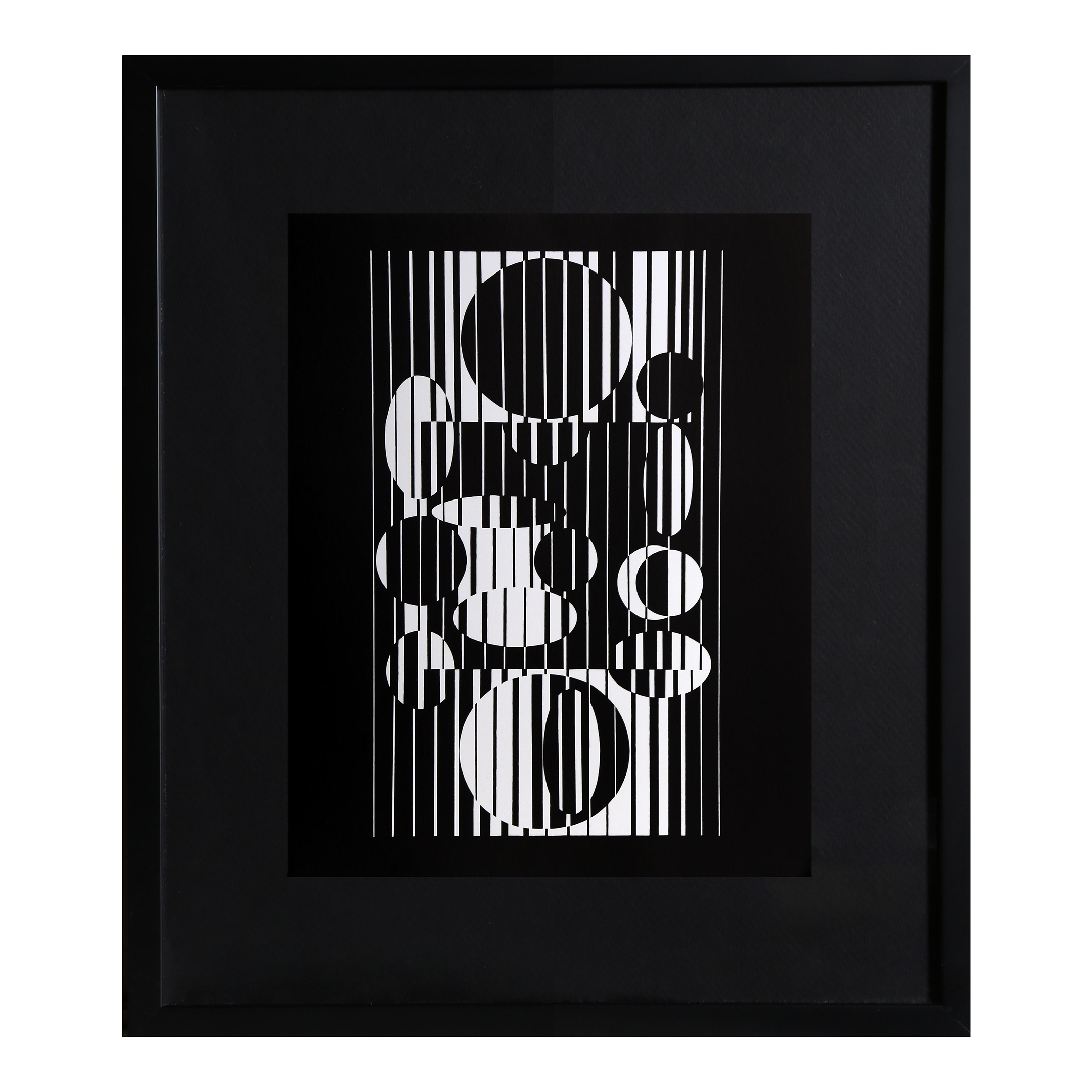 Victor Vasarely、CTA103A、希少画集画、新品額装付 Victor Vasarely, Iaca, Offset Lithograph | Chairish