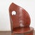 Folk Art Original Red Painted Swedish Kubbestol Carved Log Chair For Sale - Image 3 of 12
