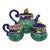 Vintage Fitz and Floyd Majolica Tea Set For Sale