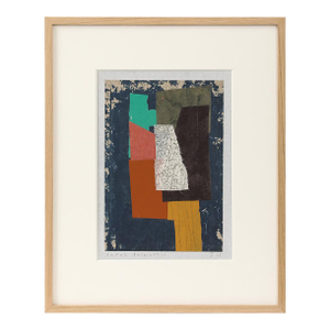 Sarah Desmarais, Cubist Head 1, Framed