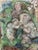 Anna Neagoe American 1894-1986 Abstract group of figuresl Oil on canvas. Signed lower right.s. Image35.5" x 24.5” Frame...