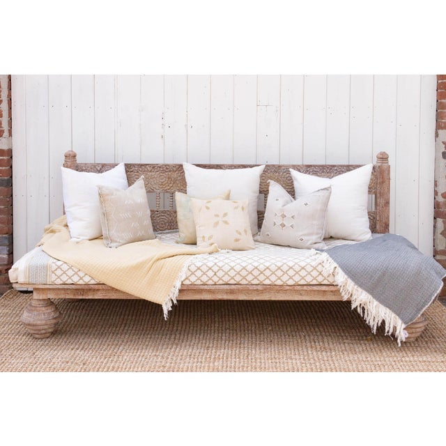 Inviting both relaxation and conversation, this magnificent lounge daybed sofa is a masterpiece of handcrafted comfort and...