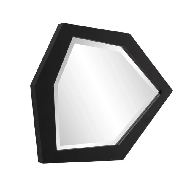 Inspired by the artwork of Thomas Abrams, these small asymmetrical mirrors can go from small accent spaces when used alone...