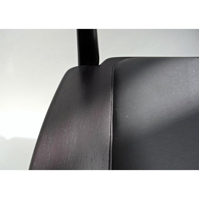 Lucio CD07 Dining Chairs in Cherry and Leather by Sergio Rodrigues for Linbrazil, 2010, Set of 5 For Sale - Image 12 of 18