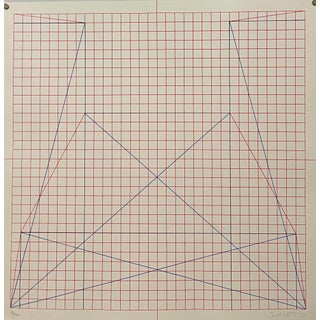 Will Insley , Abstract Minimalist Color Silkscreen Print Will Insley On The Bowery Pop Art, 1969-1971 For Sale