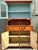 Wood Vintage Primitive Pine Hutch For Sale - Image 7 of 12