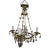 Antique Bronze Crystal Maison Bagues Style Chandelier For Sale