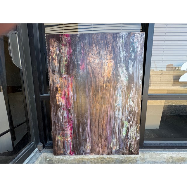 Abstract Late 20th Century Post-Modern Abstract Painting For Sale - Image 3 of 14