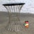 Mid-20th Century MCM Stool Manner of Warren Platner Chrome Wire Base and Black Vinyl Seat For Sale - Image 18 of 18