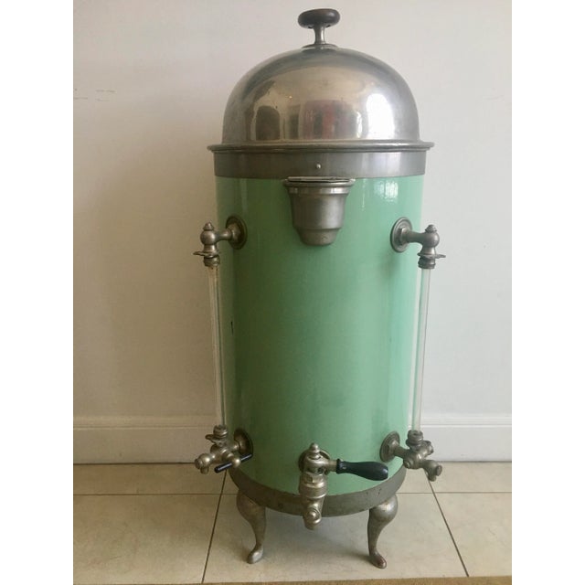 Vintage Mid-Century Jade Green Coffee Urn For Sale - Image 12 of 12