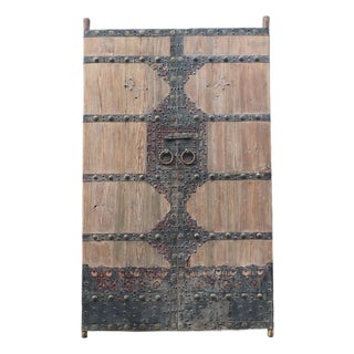Antique Chinese Pine Compound Gate For Sale