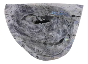 White Labradorite Gemstone Geode Natural Vessel Sink Handcarved