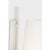 Chapman & Myers for Visual Comfort Signature Ashton Large Single Sculpted Sconce in Plaster White with Linen Shade For Sale In Houston - Image 6 of 9