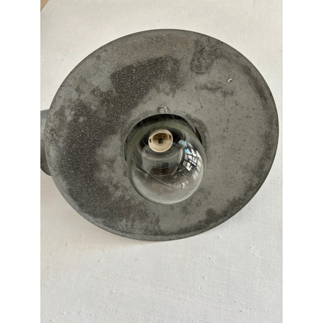 Mid-Century Modern Mid-Century Scandinavian Metal Outdoor Wall Lamp by Louis Poulsen, 1950s For Sale - Image 3 of 9