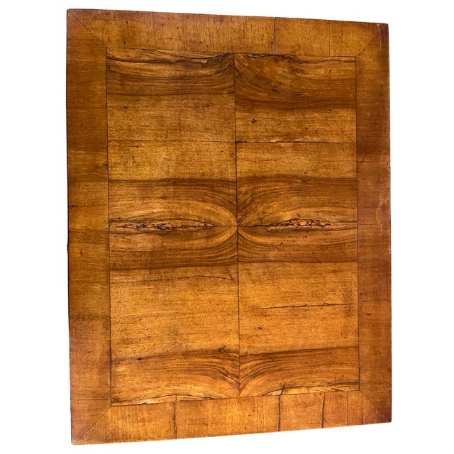 Carlo X Italian Walnut Side Table, 1820s For Sale - Image 3 of 16