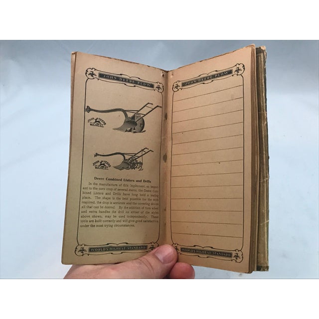 1903 John Deere Farmers Pocket Companion: Antique Advertising Ledger For Sale - Image 4 of 10