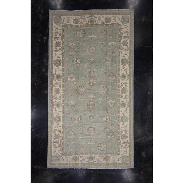 Turkish Oushak Rug 9'11" x 18'5" For Sale In Houston - Image 6 of 6