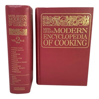 Vintage Cookbook 1969 Meta Given’s Modern Encyclopedia of Cooking For Sale
