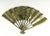 Vintage Carved Solid Brass Fan Wall Art For Sale - Image 4 of 13
