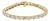 14K Yellow Gold 4.00 Cttw Diamond Triangle Link Tennis Bracelet (H-I Color, I1-I2 Clarity) - 7" Inches For Sale