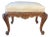 French Louis XV Walnut Bench or Ottoman With Exquisite Carving For Sale
