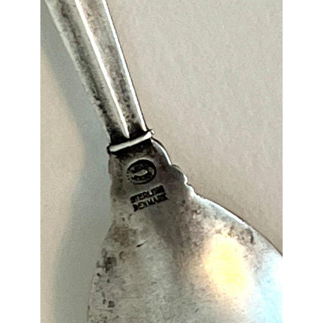 Georg Jensen Early 20th Century Georg Jensen Acanthus Sterling Silver Spoon For Sale - Image 4 of 8