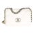 White Quilted Lambskin Small Chanel 19 Flap Bag For Sale