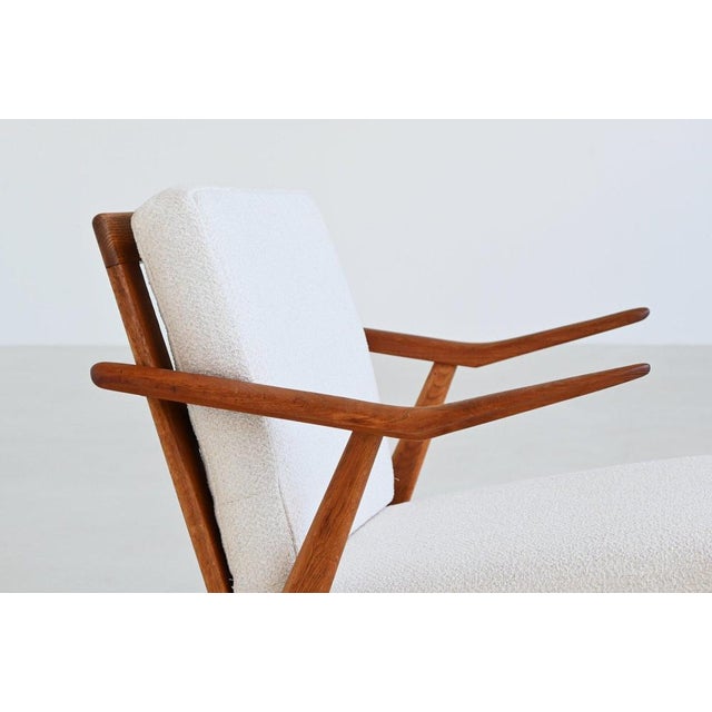 Lounge Chair in Oak by H. Brockmann Petersen for Komfort, Denmark, 1960 For Sale - Image 6 of 18