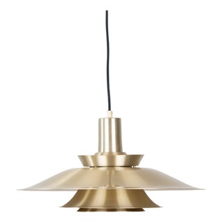 Vintage Danish Pendant Lamp by Bent Nordsted for Lyskær Lighting, 1980s For Sale
