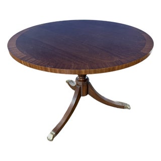 Georgian Style Round Accent Table by Leighton Hall - Showroom Sample For Sale