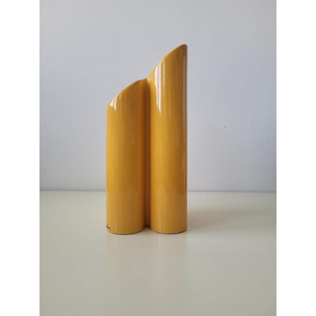 Ceramic Quadrifoglio Vase by Pierre Cardin, Italy, 1970s For Sale - Image 7 of 11