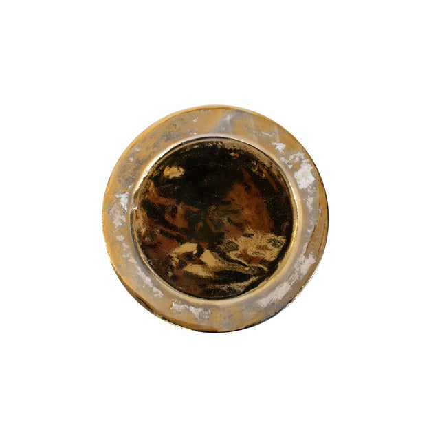 Gilded Vase Large For Sale In Chicago - Image 6 of 11