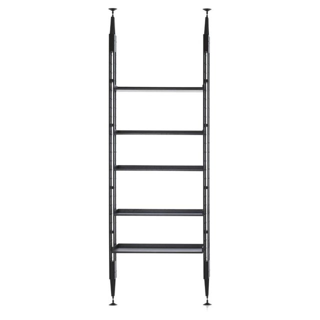 Infinito Modular Bookcase in Black Stain Wood by Franco Albini for Cassina For Sale - Image 14 of 14