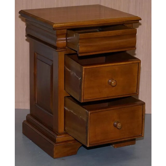 Hardwood Bedside Tables, Set of 2 For Sale - Image 5 of 18