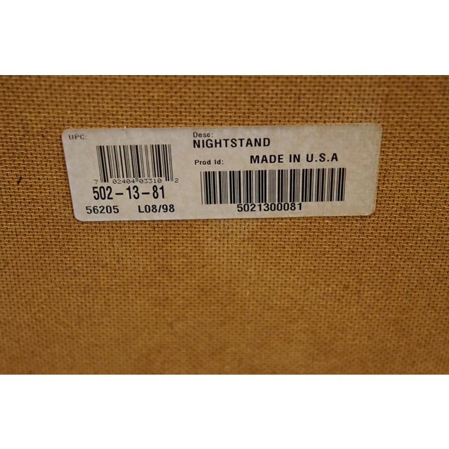 Stanley Furniture Quarter Sawn Oak Victorian Inspired 22" Cabinet Nightstand 502-13-81 For Sale - Image 13 of 13