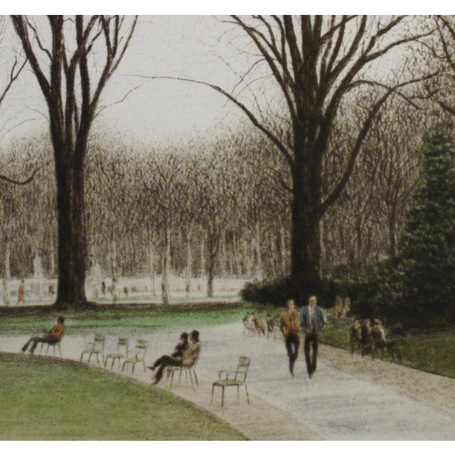 Late 20th Century Harold Altman November 1981 Iii (Jardin Du Luxembourg, Paris) 1981 Original Print For Sale - Image 5 of 9
