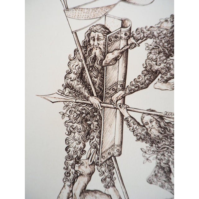 Cecile Reims, The Assault, 20th Century, Engraving For Sale - Image 4 of 9