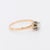 Vintage Solitaire Gold Platinum and Diamonds, Size 10.5 For Sale - Image 4 of 5