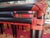 Black Black Lacquered Bamboo-Style Table with Glass Top and Red Leather Woven Straps, 1980s For Sale - Image 8 of 9